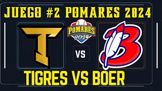 TIGRES DE CHINANDEGA VS INDIOS DEL BOER  JUEGO 2  POMARES 2024 [upl. by Sulecram399]