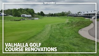 Over 1 million squarefeet of green has been replaced at Valhalla ahead of the PGA Championship [upl. by Ettelloc]