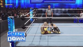 WWE2K24 SMACKDOWN TIFFANY STRATTON VS ASKUA [upl. by Nosduh530]