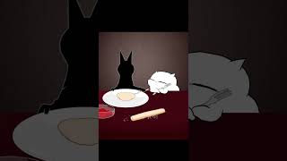 Eating Animation of Mokomokoma  MUKBANG  Chebureki shorts [upl. by Hgieliak]