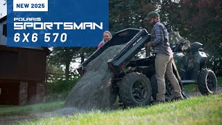 2025 POLARIS SPORTSMAN 6x6 570  Polaris Off Road Vehicles [upl. by Epstein]