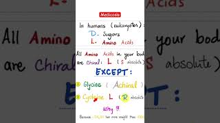 Amino Acids Chirality Stereochemistry Sugar Levo L vs Dextro D and R vs SBiochemistry [upl. by Ahtekahs71]