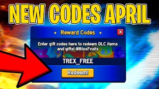 NEW CODES ALL NEW WORKING CODES IN BLOX FRUITS APRIL 2024 ROBLOX BLOX FRUITS CODES HURRY [upl. by Kan]