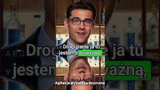 „Agitacja Wyborcza Szymonaquot Kawiarenka Humoru 2024 humor dowcipy kawały śmiesznesucharyshort [upl. by Adlesirc]