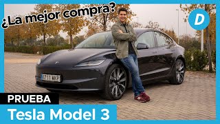 Tesla Model 3 2024 un eléctrico tan IMPERFECTO como IMBATIBLE  Review en español  Diariomotor [upl. by Narrat805]