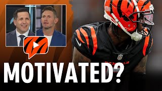 National Analysts Question Bengals WR Tee Higgins Motivation  Instant Reaction [upl. by Enomes]