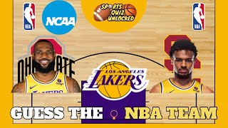 Guess the NBA Player Based on Where They Played Before the Draft [upl. by Larena]