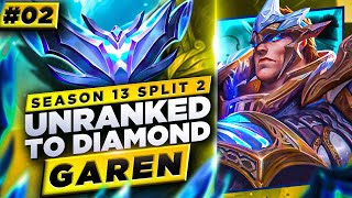 Unranked to Master Garen  Season 13 Garen Gameplay Guide  Builds  Best Garen Builds  Garen Runes [upl. by Ayanej]