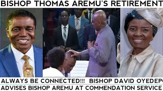 BISHOP ABIOYE PST FAITH OYEDEPO AND BISHOP OYEDEPO MESSAGES AT BISHOP AREMUS COMMENDATION SERVICE [upl. by Ylas23]