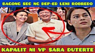 LENI ROBREDO BAGONG SECDEPED KUKUNIN KAPALIT NI VP SARA DUTERTE raffytulfoinaction [upl. by Alleyn404]