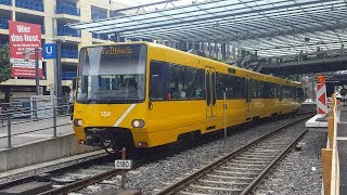 Straßenbahn in Bad Cannstatt WilhelmsplatzStuttgart [upl. by Thetis57]