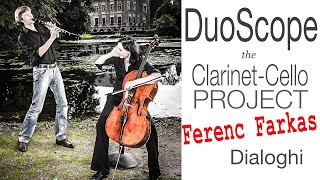 DUOSCOPE the Clarinet  Cello  Project l F Farkas  quotDIALOGHIquot [upl. by Melan967]