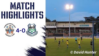 Highlights  Lisburn Distillery 4 v 0 Crumlin United 1192024 [upl. by Ocana]