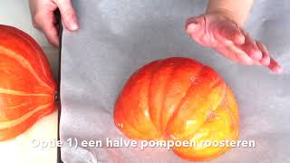 DIY Pompoen Roosteren in de oven [upl. by Aenej]