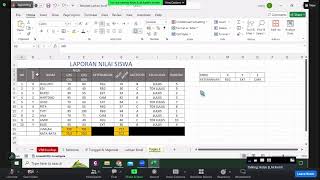 Hari ke4 Pelatihan Aplikasi Perkantoran Ms Excel [upl. by Aala]