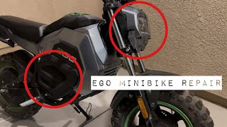 How to repair your Ego Minibike quick and easy [upl. by Atnaloj307]