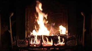 Beautiful Old Fireplace with Loud Crackling Fire Sounds HD no loop [upl. by Mcneely85]