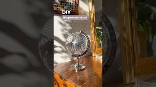 DIY MAPPEMONDE DISCO 🪩 diy design colors disco homedecor art discoball creative homemade [upl. by Keffer]