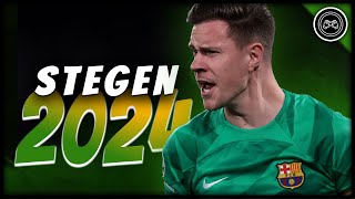 MarcAndré ter Stegen 202324 ● The Spider Man ● Crazy Saves amp Passes  Skills  FHD [upl. by Eninnaj]