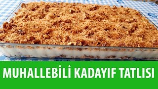 Muhallebili Kadayıf Tatlısı  2 Dakikada Öğrenin Tatlı [upl. by Tannie130]