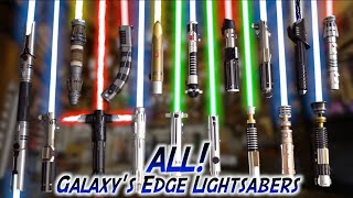 ALL 36 Galaxys Edge Legacy Lightsabers Reviewed 2023 [upl. by Phyllida]