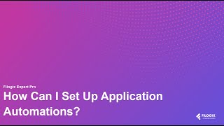 How Can I Set Up Application Automations [upl. by Zeculon817]