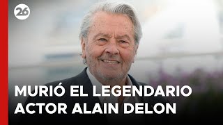 FRANCIA  Murió el legendario actor Alain Delon a los 88 años [upl. by Eniamirt643]