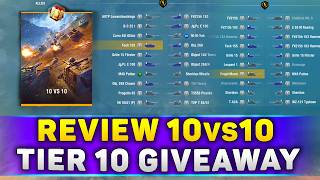 10vs10 review  Giveaway 10 tier  WoT Blitz [upl. by Sidwell]