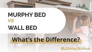 What is the Difference Between a Murphy Bed and a Wall Bed  Wilding Wallbeds [upl. by Nichol889]