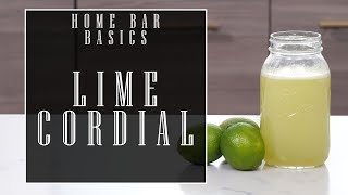 Easy Lime Cordial Natural Roses Lime [upl. by Elawalo]