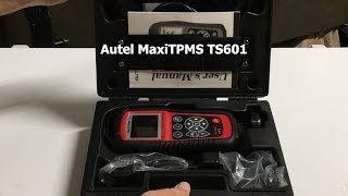 Autel MaxiTPMS TS601  TPMS Diagnostic amp Service Tool [upl. by Goggin]