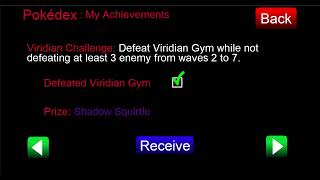 PTD Pokemon Tower Defence  Viridian City  Achievement [upl. by Gretna]