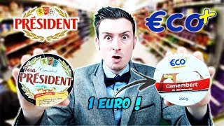 CAMEMBERT PRÉSIDENT vs CAMEMBERT ECO [upl. by Badr]