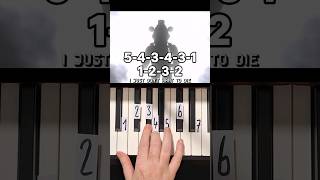 FREDDY CG5 Matpat Black Gryph0n FNAF Piano Tutorial shorts [upl. by Marko]