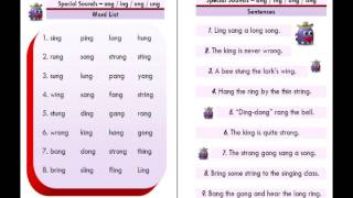 ESL Phonics Lesson ang  ing  ong  ung [upl. by Ylecara902]