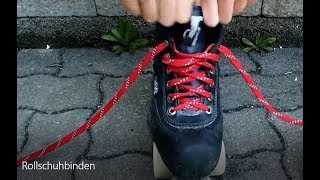 How To Rollschuhe binden [upl. by Dlonyar]