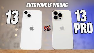 iPhone 13 vs 13 Pro RealWorld Differences after 1 Week [upl. by Libby]