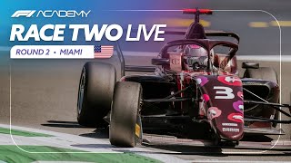 LIVE Race 2  Miami 2024  F1 Academy [upl. by Anaes]