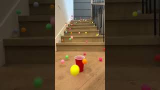 Satisfying Dropping 10000 Ping Pong Balls [upl. by Mehetabel]