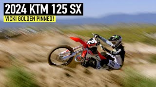 2024 KTM 125 SX First Ride  RAW [upl. by Sheffy672]