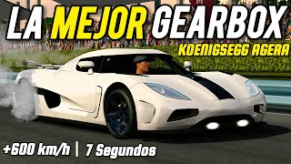 La Mejor Gearbox Para El Koenigsegg Agera 600 Kmh De Velocidad Máxima En Car Parking Multiplayer [upl. by Meekahs]