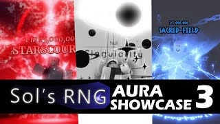 SOLS RNG AURA SHOWCASE 3 Sols RNG [upl. by Julienne]