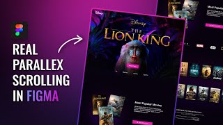 Figma Tutorial  Designing a full Website with Parallax Scroll Animation in figma [upl. by Zollie]
