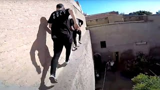 Morocco Rooftop Parkour Escape POV 🇲🇦 [upl. by Yaffit]