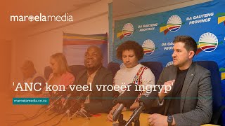 ANC kon veel vroeër ingryp [upl. by Anilahs]