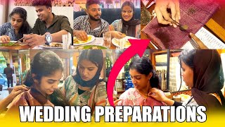 കല്യാണം അടുത്തു ❤️ Last Minute Wedding Preparations 😍  Bride Blouse Designing  Pullothi [upl. by Isabel]