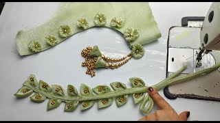 New model stylish blouse design cutting and stiching [upl. by Navnod]