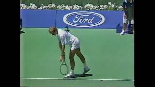 Mats Wilander vs Stefan Edberg  Australian Open 1988 HF [upl. by Aitnis]