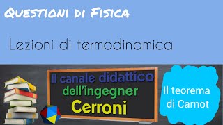 Il teorema di Carnot  36 [upl. by Niela]