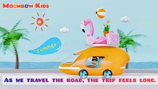 Moonbow Kids Ultimate Beach Day Adventure🌊Summer Fun For Kids🏖️ Animated Kids Video🌞Childrens Poem [upl. by Nwahsuq]